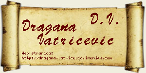 Dragana Vatrićević vizit kartica